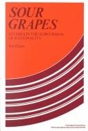 Couverture : Sour grapes