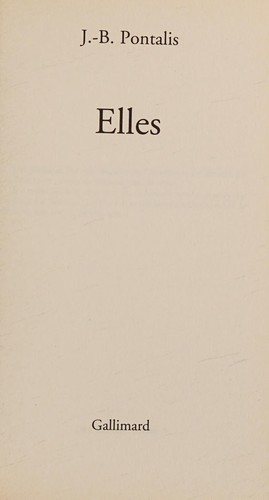 Couverture : Elles