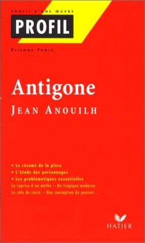 Couverture : Anouilh