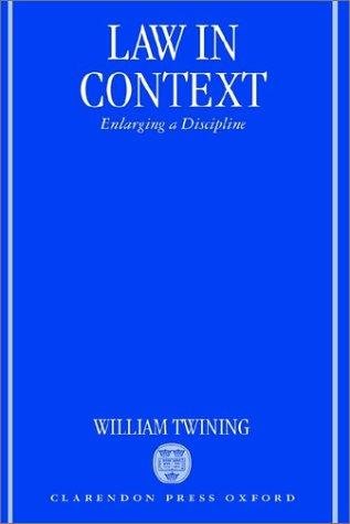 Couverture : Law in context