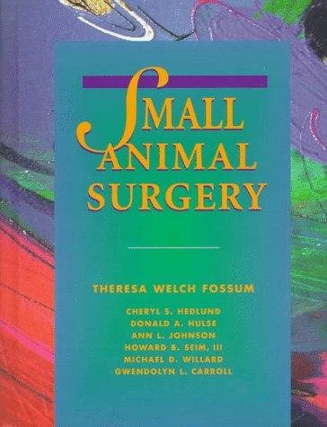 Couverture : Small Animal Surgery