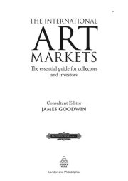 Couverture : The international art markets
