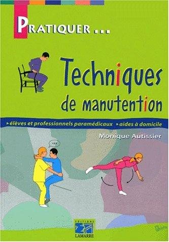 Couverture : Techniques de manutention 