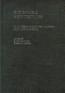 Couverture : Sustainable architectures