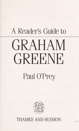 Couverture : A reader's guide to Graham Greene