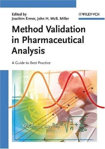 Couverture : Method validation in pharmaceutical analysis