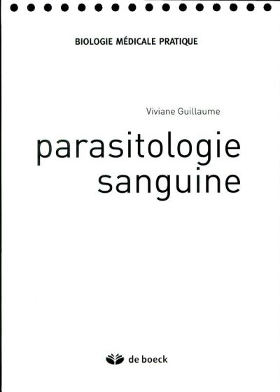 Couverture : Parasitologie sanguine