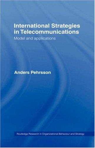 Couverture : International Strategies in Telecommunications