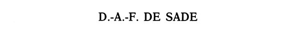 Couverture : Les infortunes de la vertu