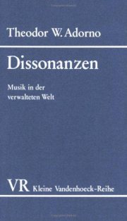 Couverture : Dissonanzen.