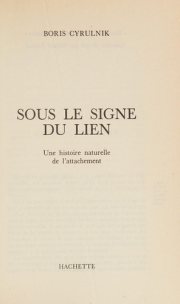 Couverture : Sous le signe du lien