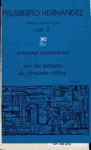 Couverture : Primeras Invenciones - Obras Completas Vol 1