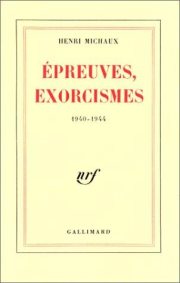Couverture : Epreuves, exorcismes, 1940-1944
