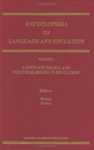 Couverture : Language policy and political issues in education