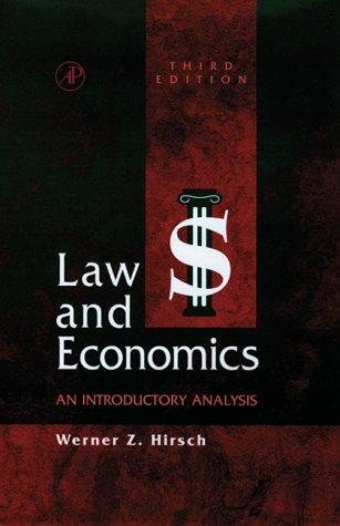 Couverture : Law and economics