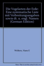 Couverture : Die Vogelarten der Erde