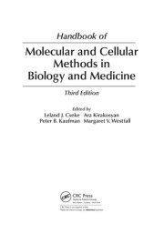 Couverture : Handbook of Molecular and Cellular Methods in Biology and Medicine, Third Edition