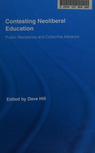 Couverture : Contesting neoliberal education
