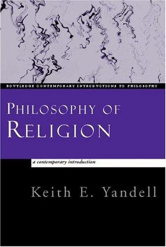 Couverture : Philosophy of religion