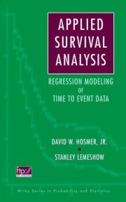 Couverture : Applied survival analysis