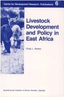 Couverture : Livestock development and policy in East Africa