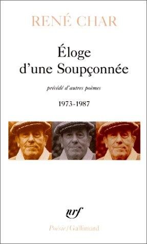 Couverture : Éloge d'une soupçonnée