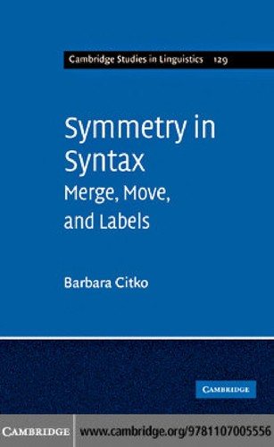 Couverture : Symmetry in Syntax