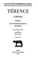 Couverture : Térence