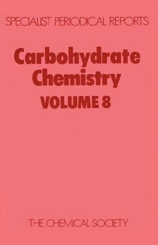 Couverture : Carbohydrate Chemistry (Specialist Periodical Reports)