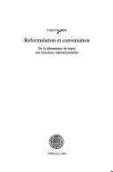 Couverture : Reformulation et conversation