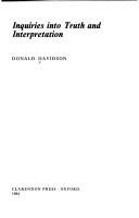 Couverture : Inquiries into truth and interpretation