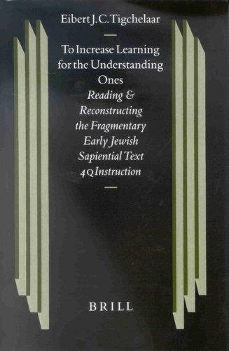 Couverture : To increase learning for the understanding ones