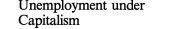 Couverture : Unemployment under capitialism
