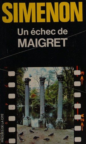 Couverture : Un échec de Maigret