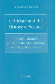 Couverture : Criticism and the history of science