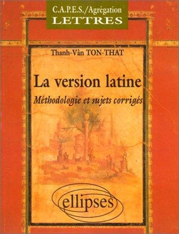 Couverture : La version latine