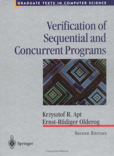 Couverture : Verification of sequential and concurrent programs