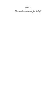 Couverture : Reasons for belief