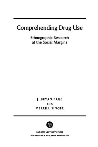 Couverture : Comprehending drug use