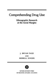 Couverture : Comprehending drug use