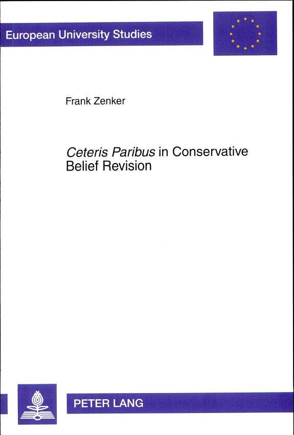 Couverture : Ceteris Paribus in Conservative Belief Revision