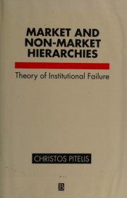 Couverture : Market and non-market hierarchies