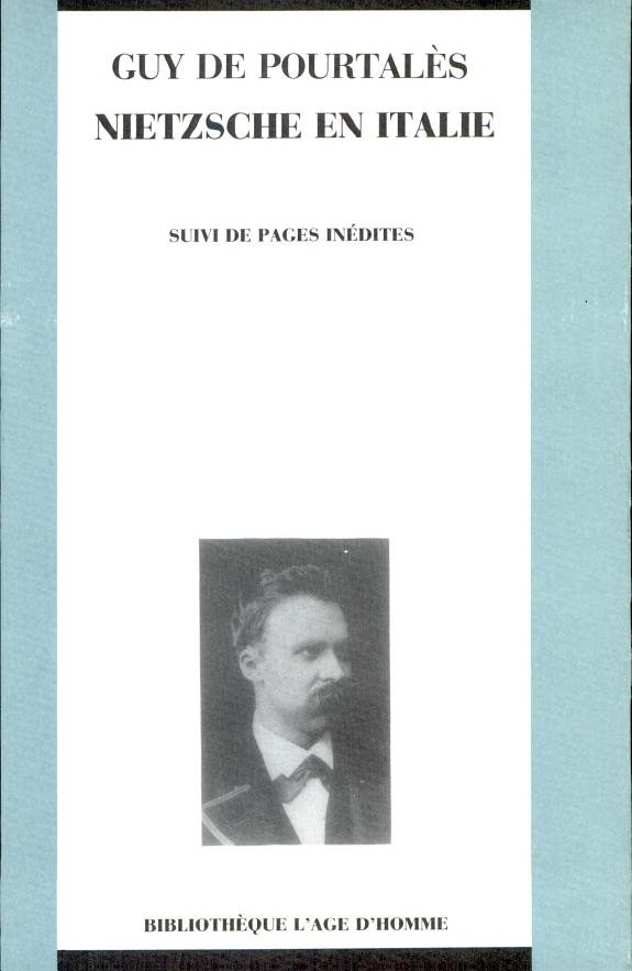 Couverture : Nietzsche en Italie