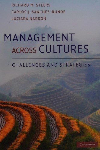 Couverture : Management across cultures