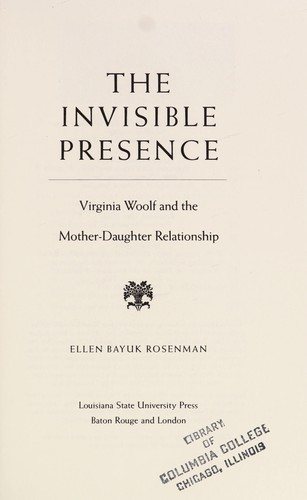 Couverture : The invisible presence