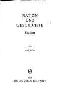 Couverture : Nation und Geschichte