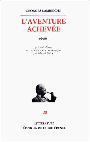 Couverture : L'aventure achevée