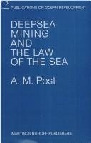 Couverture : Deepsea mining and the law of the sea