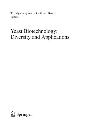 Couverture : Yeast Biotechnology: Diversity and Applications