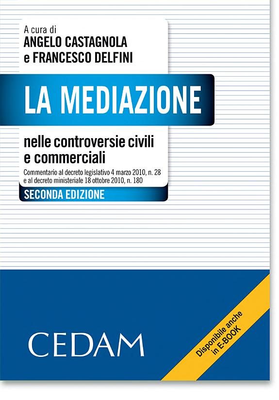 Couverture : La mediazione nelle controversie civili e commerciali